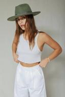 Brixton - Reno Fedora - Olive Surplus - S