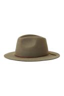 Brixton Wesley Fedora - Dark Brick L