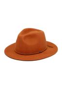 Brixton Wesley Fedora - Dark Brick L