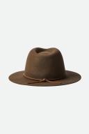 Brixton Wesley Fedora - Dark Brick L