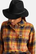 Brixton Wesley Fedora - Dark Brick L