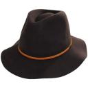 Brixton Wesley Fedora - Deep Brown - XL