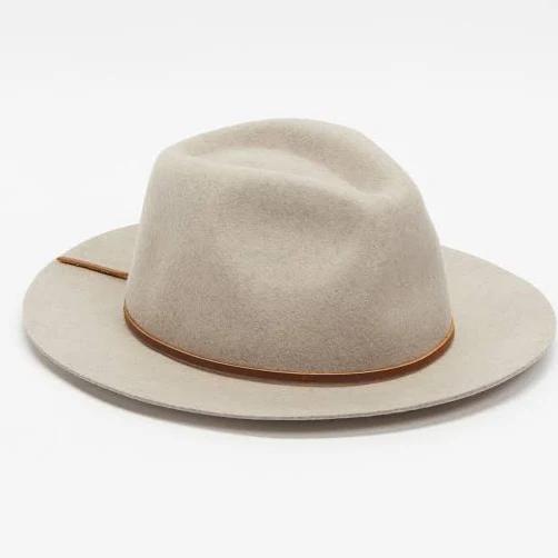 Brixton Wesley Fedora - Heather Stone