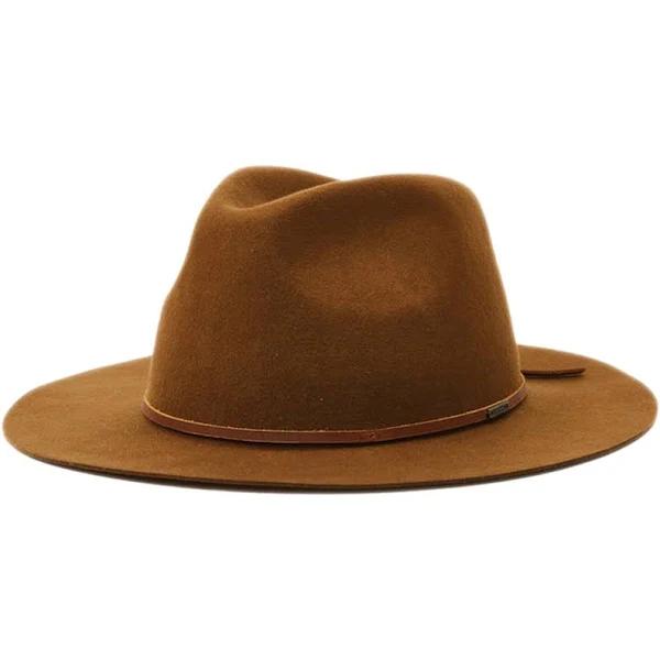 Brixton Wesley Packable Fedora - Coffee