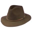 Brixton Wesley Packable Fedora - Coffee