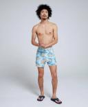 Brody Mens Printed Swim Shorts - Green
