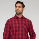 Bronson Casual Strathpine Poplin Check Long Sleeve Shirt