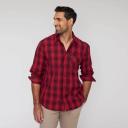 Bronson Casual Strathpine Poplin Check Long Sleeve Shirt