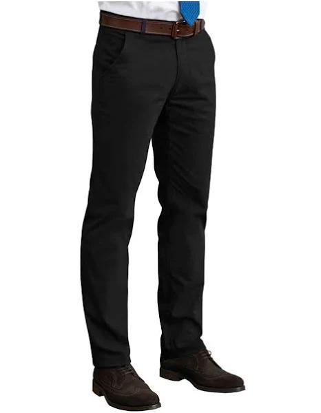 Brook Taverner Miami Slim Fit Chino BT8807 Black 32"
