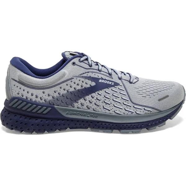 Brooks Adrenaline GTS 21 Mens 2E Wide 9.5 / Grey/Navy