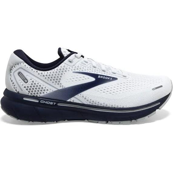 Brooks Ghost 14 Men's White/Grey/Navy