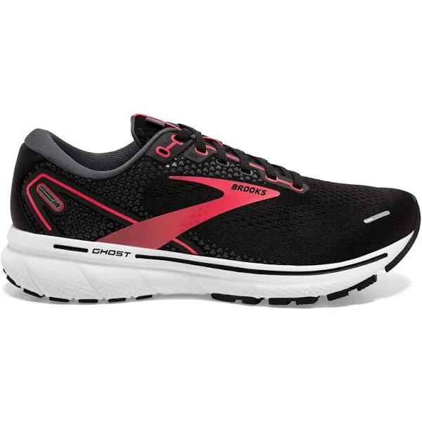 Brooks Ghost 14 Women's BLACK/CORAL/WHITE