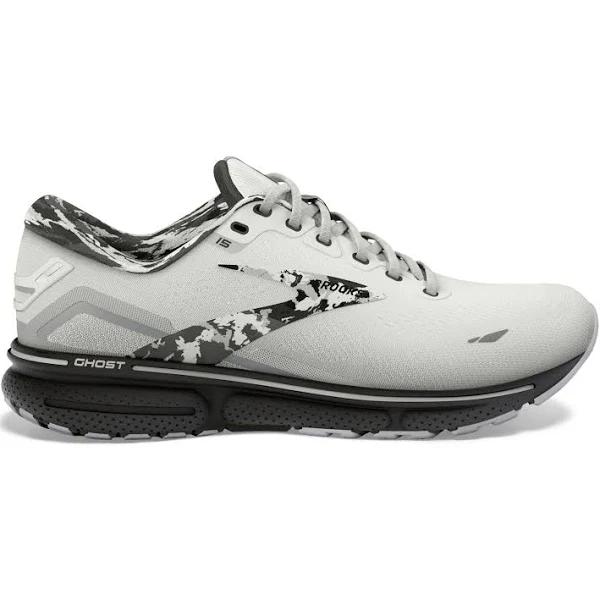 Brooks Ghost 15 7.5 , White/Ebony/Oyster (Women's)