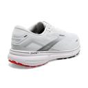 Brooks Ghost 15 Running Shoe White/ Black/ Flame