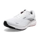 Brooks Ghost 15 Running Shoe White/ Black/ Flame