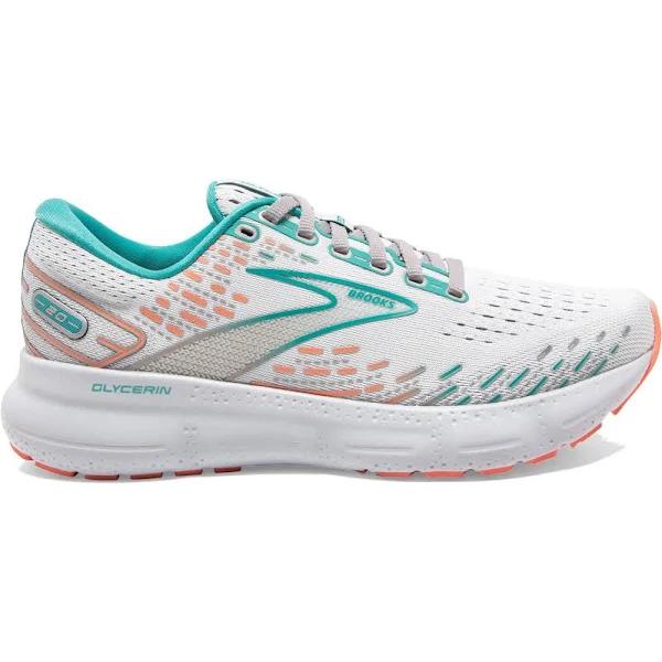 Brooks Glycerin 20 7 , Oyster/Latigo Bay/Coral (Women's)