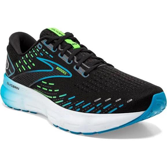 Brooks Glycerin 20 Shoes Black Green Blue - 40