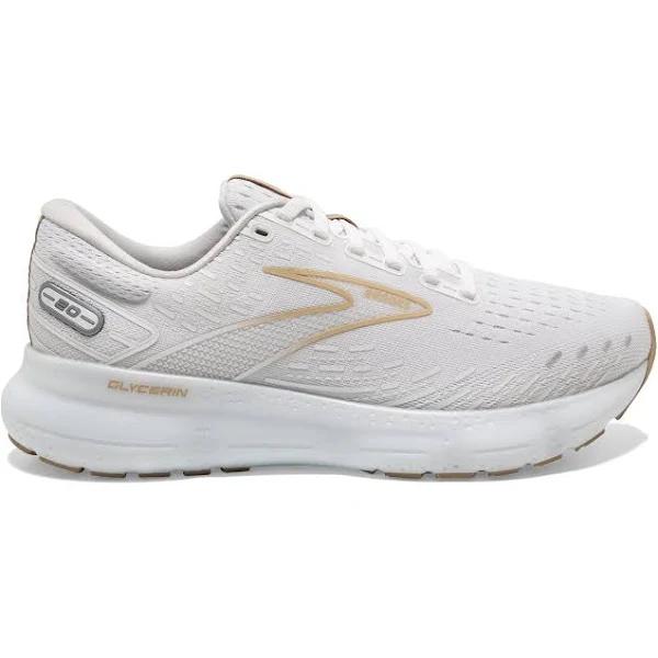 Brooks Glycerin 20 Women's White/Khaki