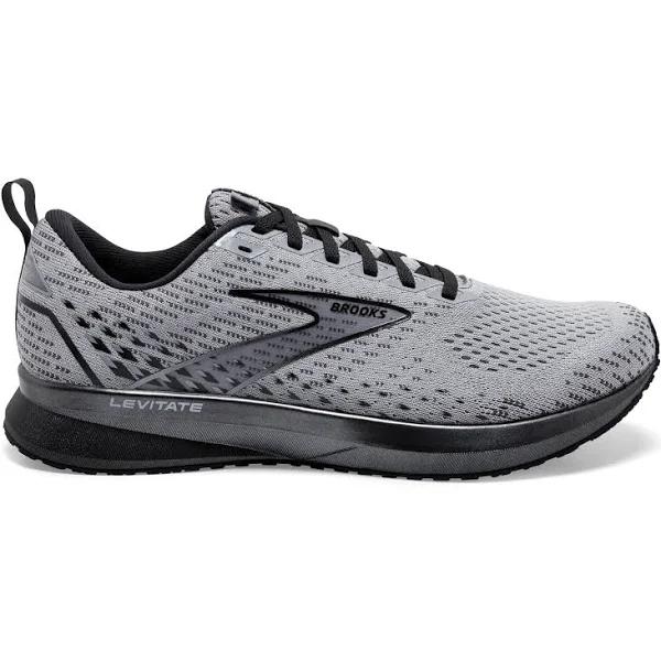 Brooks Levitate 5 9.5 , Grey/Blackened Pearl/Black (Men's)