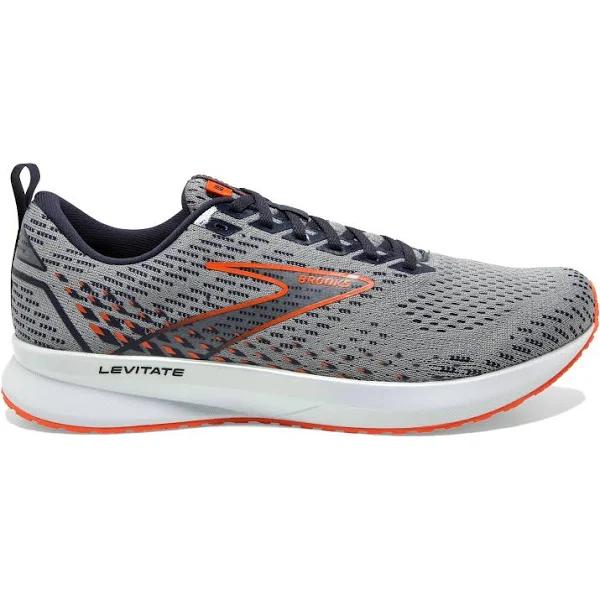 Brooks Levitate 5 Shoes Gray Orange 46,5 - EUR