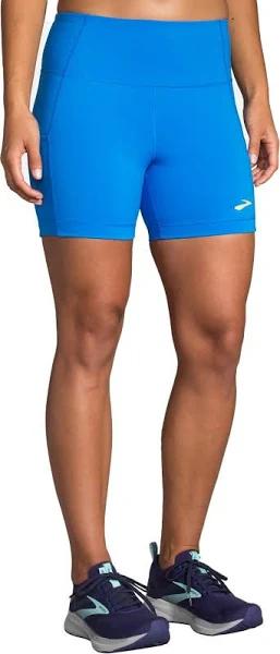 Brooks Method 5" Short Tight Women's Blue Bolt