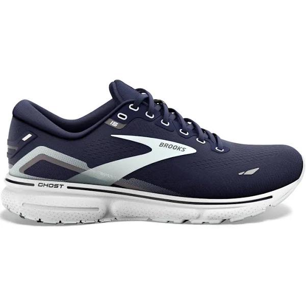 Brooks Women's Ghost 15 in Blue/Peacoat/Pink Athletic Lace Up Nursing Shoes | Size 7