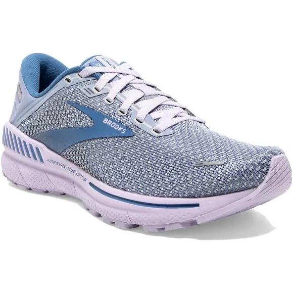 Brooks Women's Running Shoe Dutch Blue & Lilac Adrenaline GTS 22 Running Shoes 8.5 B