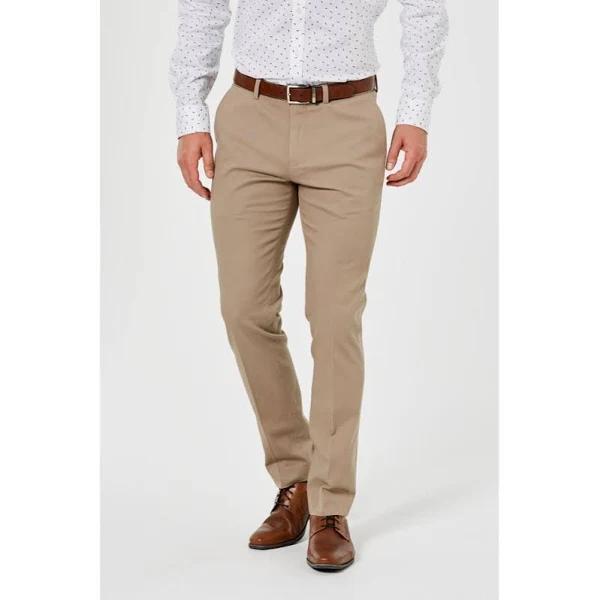 Brooksfield Cotton Stretch Tailored Chinos