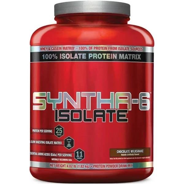 BSN Syntha-6 Isolate - Strawberry Milkshake - 4 lbs