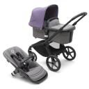 Bugaboo Fox 5 Base Black/Grey Melange and Astro Purple Sun Canopy