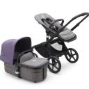 Bugaboo Fox 5 Base Black/Grey Melange and Astro Purple Sun Canopy