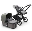 Bugaboo Fox 5 Base Black/Grey Melange and Forest Green Sun Canopy
