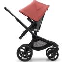 Bugaboo Fox 5 Base Black/Grey Melange and Sunrise Red Sun Canopy