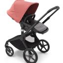 Bugaboo Fox 5 Base Black/Grey Melange and Sunrise Red Sun Canopy