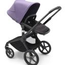 Bugaboo Fox 5 Base Black/Midnight Black and Astro Purple Sun Canopy