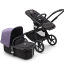 Bugaboo Fox 5 Base Black/Midnight Black and Astro Purple Sun Canopy