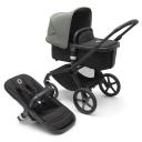 Bugaboo Fox 5 Base Black/Midnight Black and Forest Green Sun Canopy