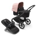 Bugaboo Fox 5 Base Black/Midnight Black and Morning Pink Sun Canopy
