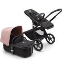 Bugaboo Fox 5 Base Black/Midnight Black and Morning Pink Sun Canopy