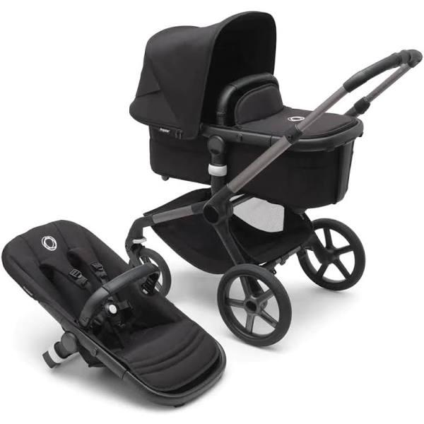 Bugaboo Fox 5 Base Graphite/Midnight Black and Midnight Black Sun Canopy