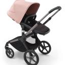 Bugaboo Fox 5 Base Graphite/Midnight Black and Morning Pink Sun Canopy