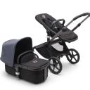 Bugaboo Fox 5 Base Graphite/Midnight Black and Stormy Blue Sun Canopy
