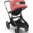 Bugaboo Fox 5 Base Graphite/Midnight Black and Sunrise Red Sun Canopy