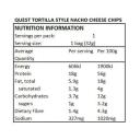 Bulk Quest Nacho Cheese Tortilla Style Protein Chip - 32gm x 8