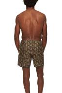 Bulldog - Palm Sunny Paisley Mid-length Swim Shorts