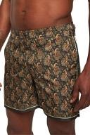 Bulldog - Palm Sunny Paisley Mid-length Swim Shorts