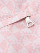 Bulldog - Pink/White Otaru Mid-length Swim Shorts