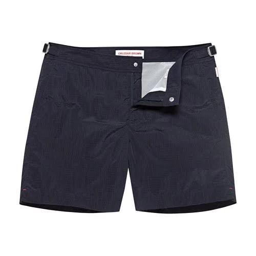 Bulldog Ripstop - Night Iris Ripstop Mid-length Swim Shorts