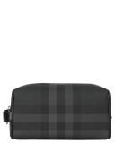 Burberry Check and Leather Travel Pouch