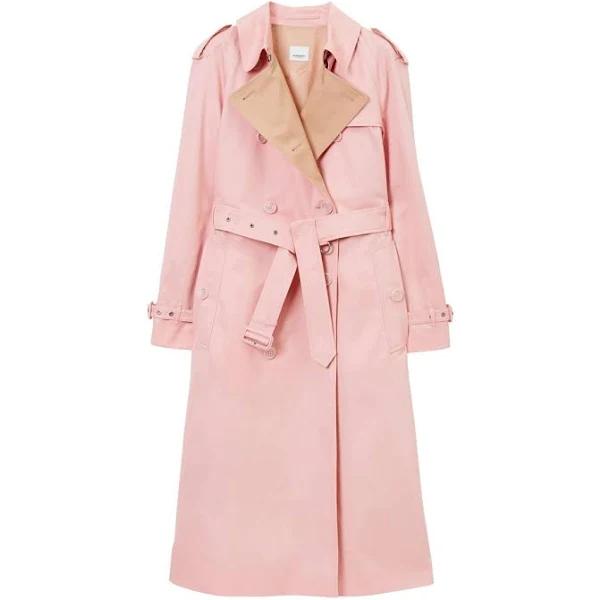 Burberry Cotton Gabardine Trench Coat , Size: 08